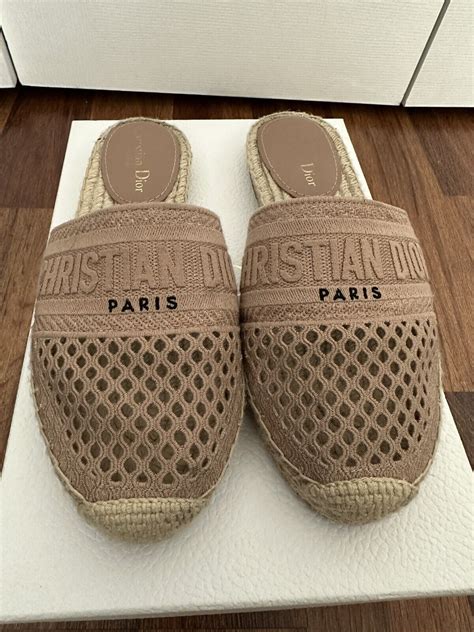 dior espadrill|christian dior women slides.